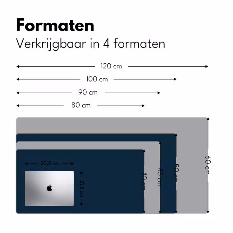 Midnight - Blue - Blauw Muismat XXL klein 681 -sfeer5