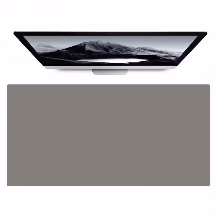 Mineral - Grey - Grijs Muismat XXL klein 681 -zzz3d