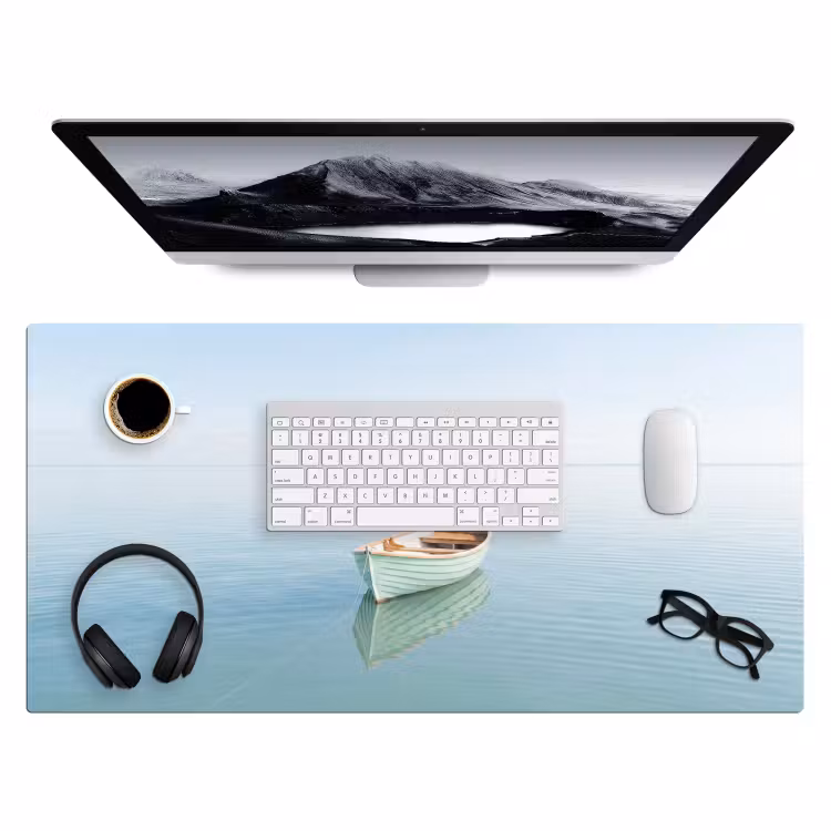 Minimalistisch - Boot - Zee Muismat XXL klein -3d