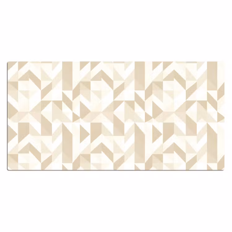 Modern - Abstract - Beige Muismat XXL klein 681 -3d_leeg