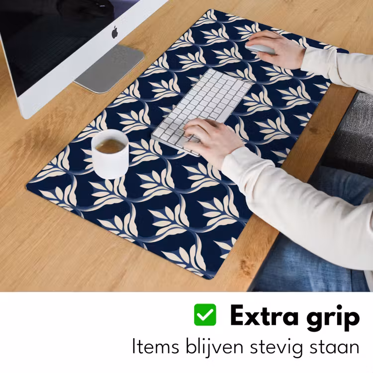 Modern - Ontwerp - Blauw Muismat XXL klein 681 -sfeer3