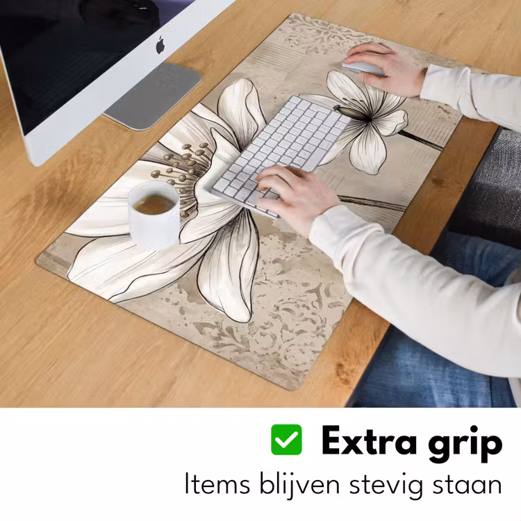 Modern - Design - Wit Muismat XXL klein -sfeer3