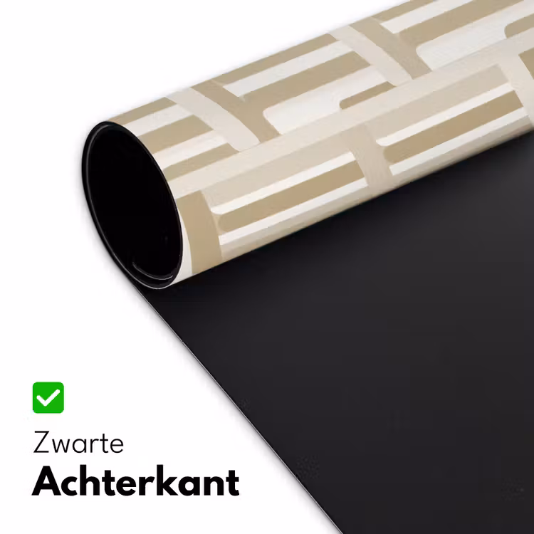 Modern - Geometrisch - Beige Muismat XXL klein 681 -sfeer2