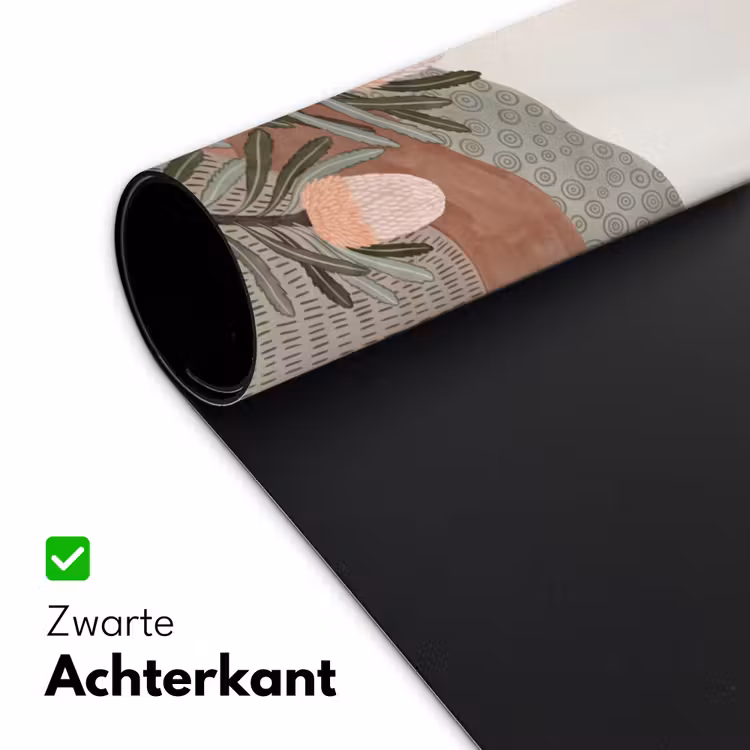 Modern - Heuvels - Terracotta Muismat XXL klein -sfeer2