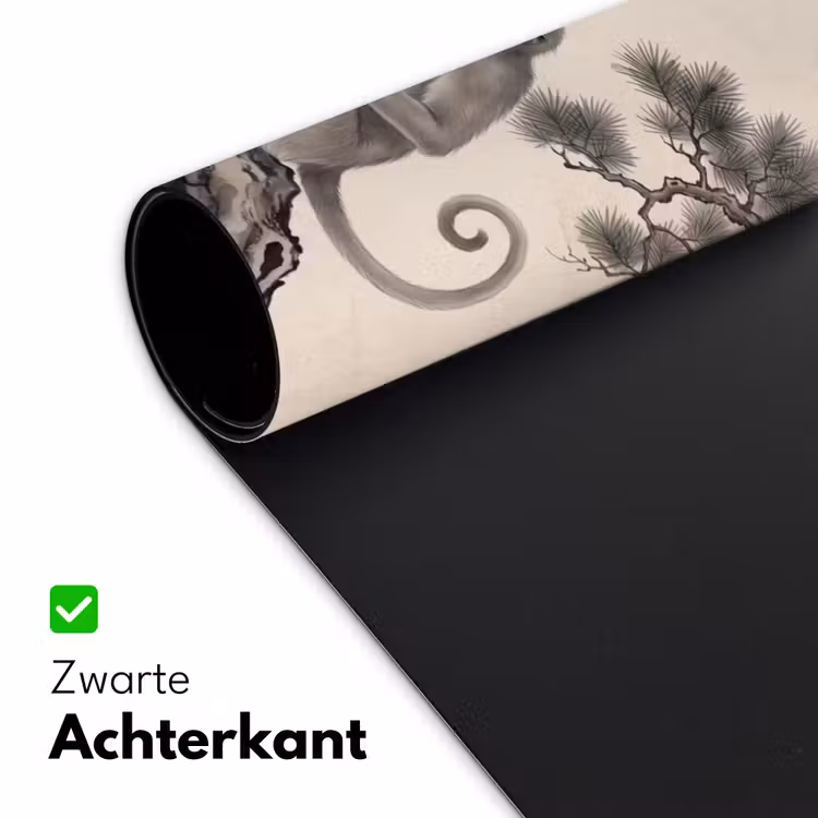 Aap - Maan - Goud Muismat XXL klein -sfeer2