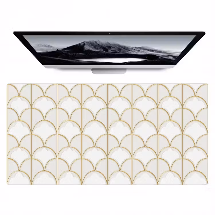 Mozaïek - Bogen - Goud Muismat XXL klein 681 -zzz3d