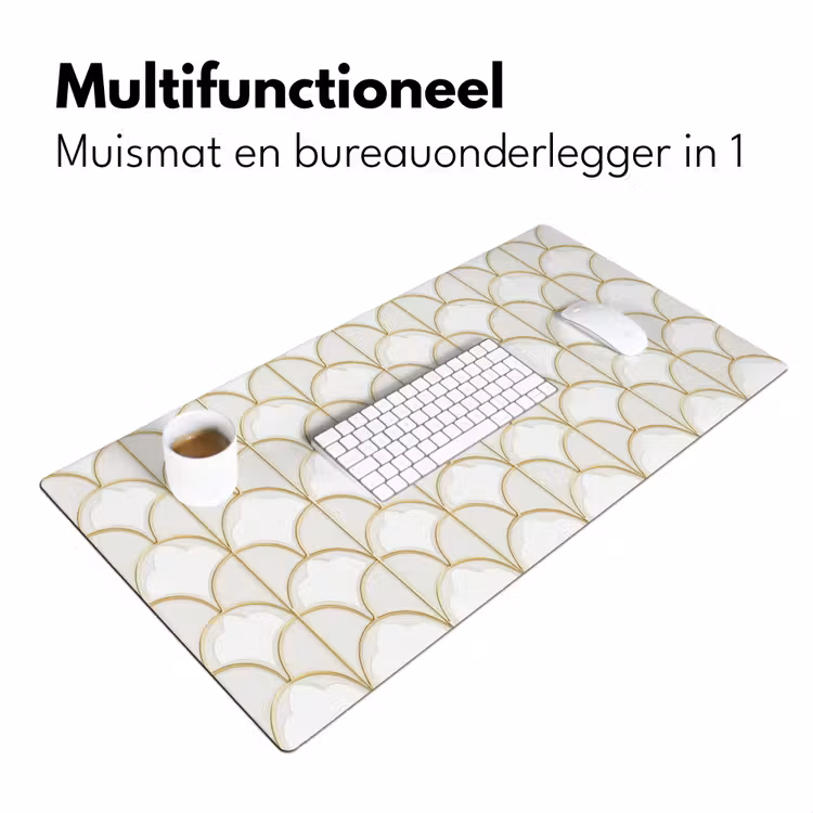 Mozaïek - Bogen - Goud Muismat XXL klein 681 -sfeer4
