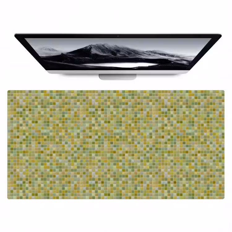 Mozaïek - Patroon - Groen Muismat XXL klein 681 -zzz3d
