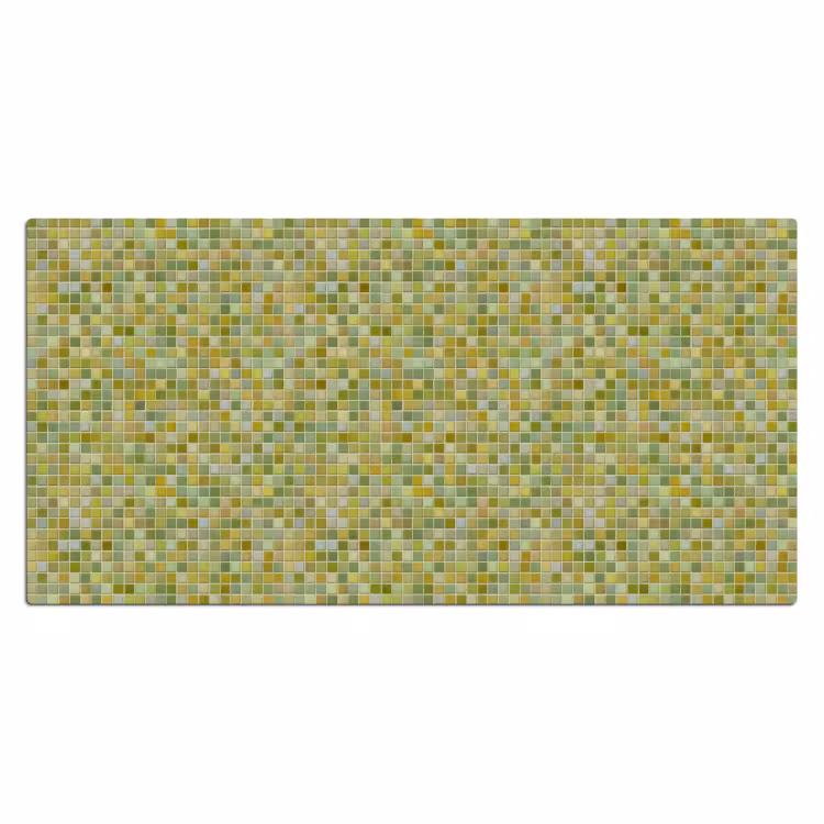Mozaïek - Patroon - Groen Muismat XXL klein 681 -3d_leeg