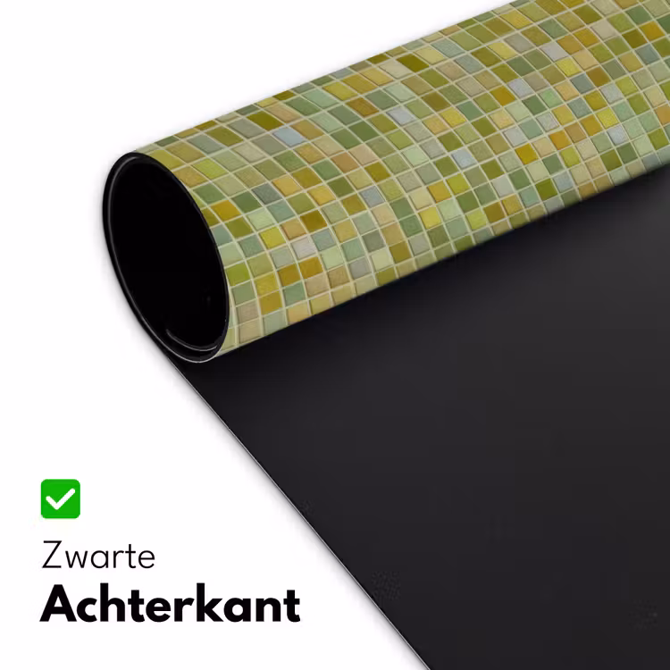 Mozaïek - Patroon - Groen Muismat XXL klein 681 -sfeer2
