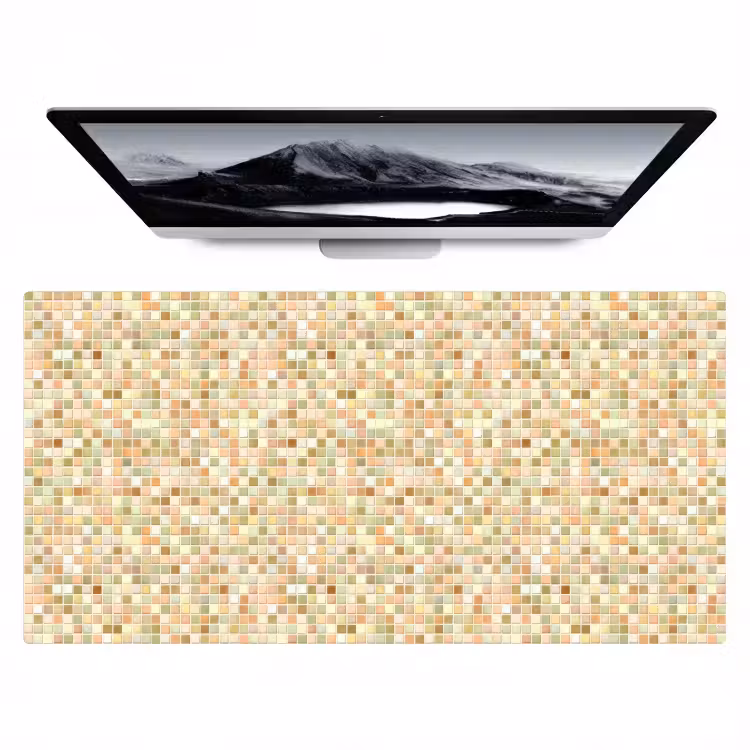 Mozaïek - Patroon - Terracotta Muismat XXL klein 681 -zzz3d