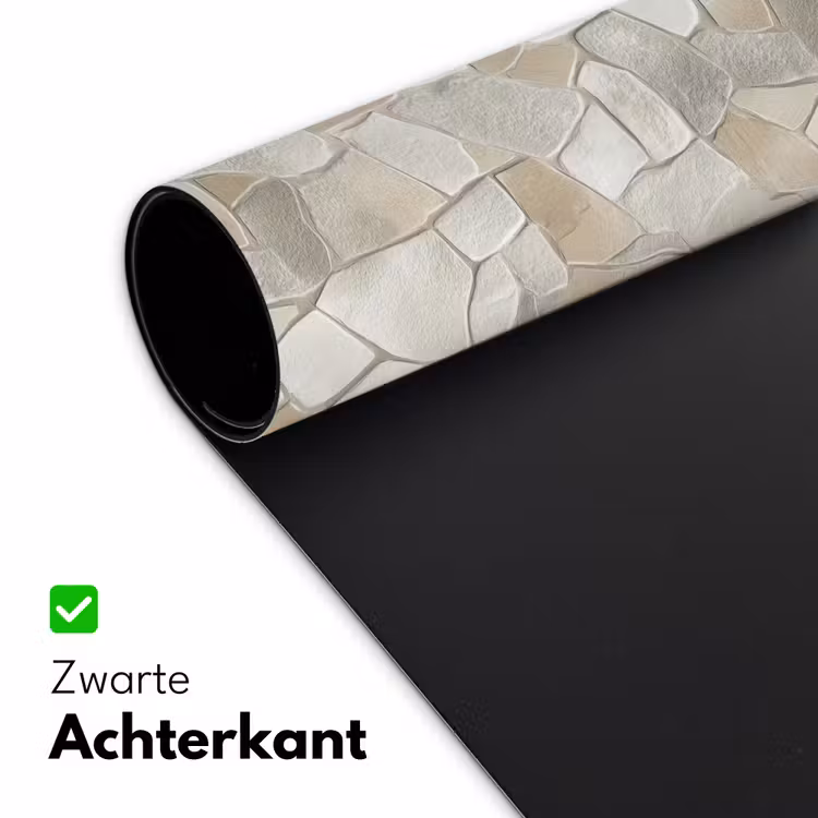 Mozaïek - Stenen - Beige Muismat XXL klein 681 -sfeer2