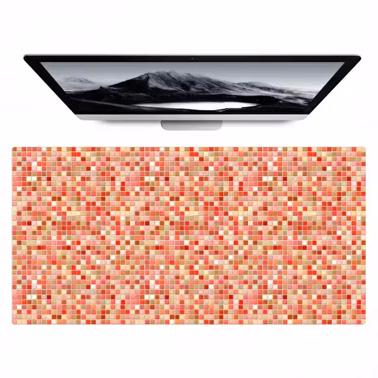Mozaïek - Tegel - Patroon - Kleurrijk Muismat XXL klein 681 -zzz3d