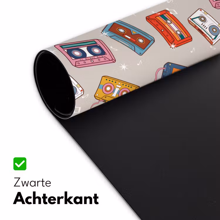 Muziek - Cassette - Patroon Muismat XXL klein 681 -sfeer2