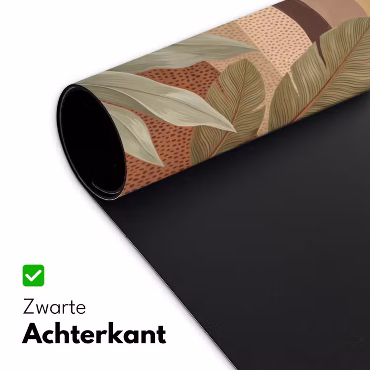 Natuur - Bladeren - Landschap - Abstract - Aardetinten Muismat XXL klein -sfeer2