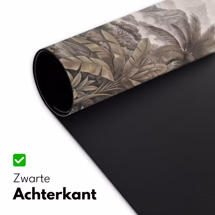 Natuur - Bergen - Rivier - Tropisch - Vintage Muismat XXL klein -sfeer2