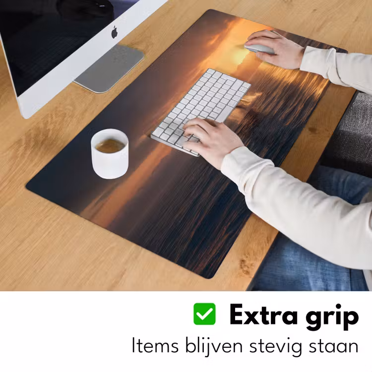 Orka - Zee - Zonsondergang Muismat XXL klein -sfeer3