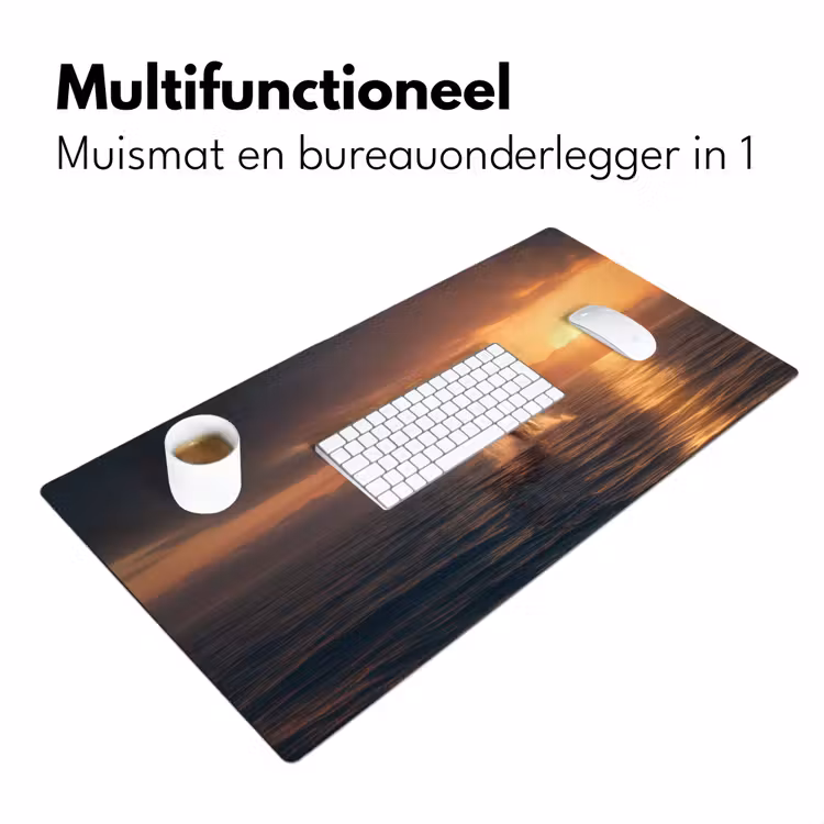 Orka - Zee - Zonsondergang Muismat XXL klein -sfeer4
