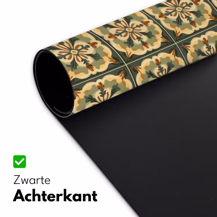 Ornament - Patroon - Groen Muismat XXL klein 681 -sfeer2