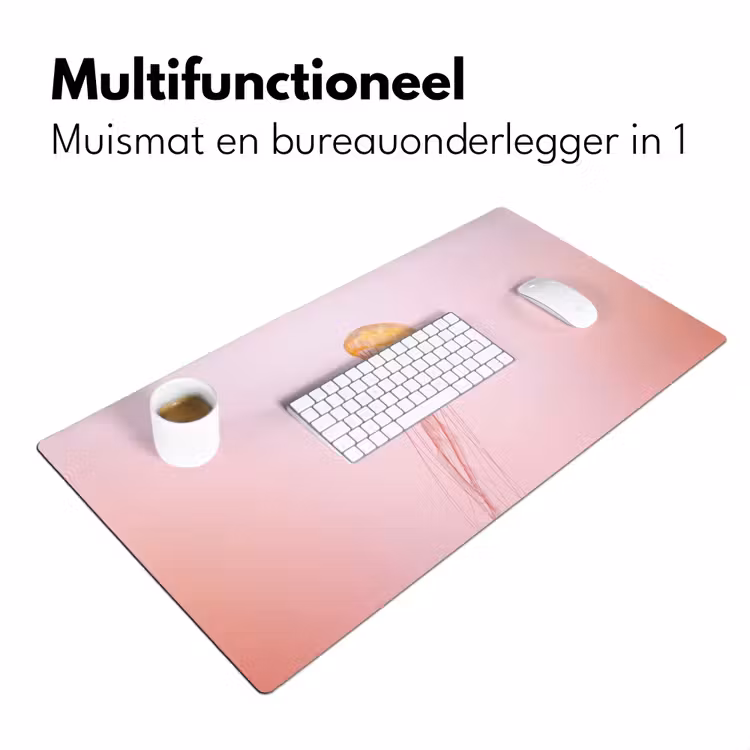 Sierlijk - Kwal - Roze Muismat XXL klein -sfeer4