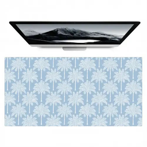Palmboom - Modern - Blauw Muismat XXL klein 681 -zzz3d