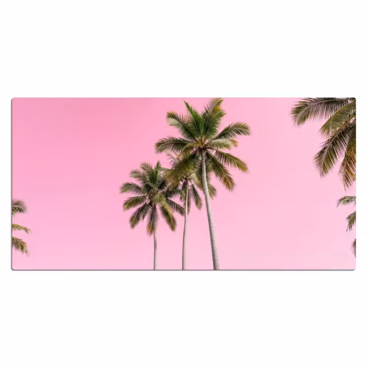 Palmboom - Tropisch - Pink Muismat XXL klein -3d_leeg