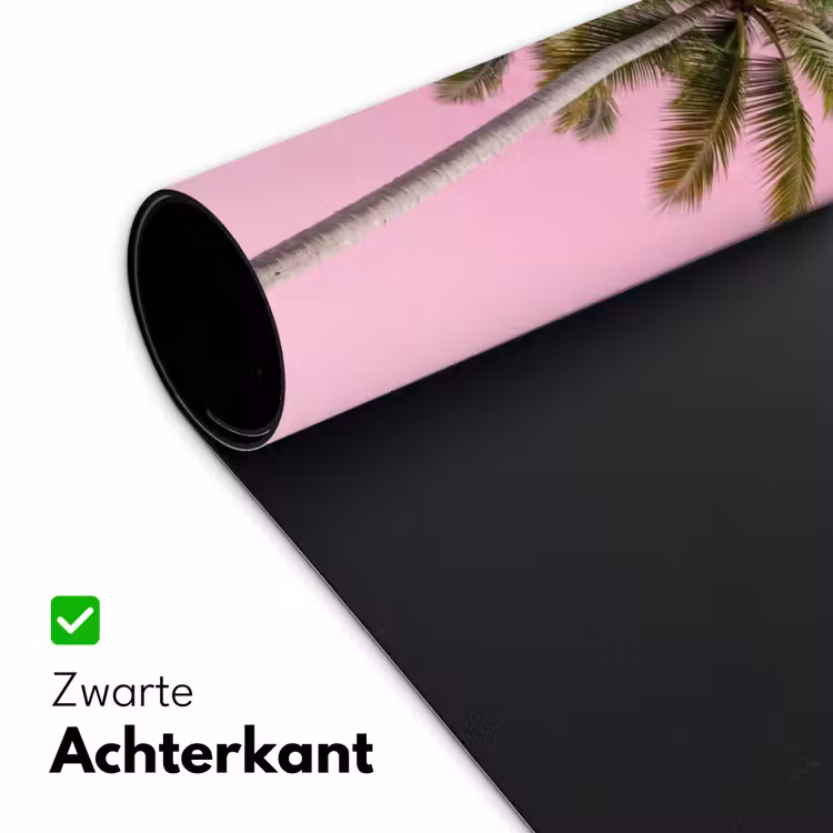 Palmboom - Tropisch - Pink Muismat XXL klein -sfeer2