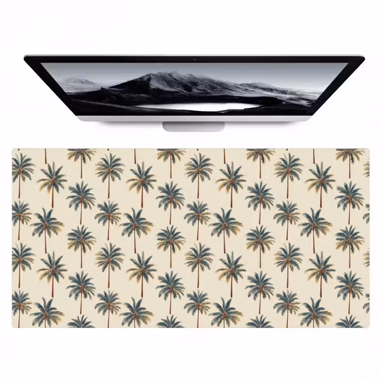 Palmbomen - Tropisch - Groen Muismat XXL klein 681 -zzz3d