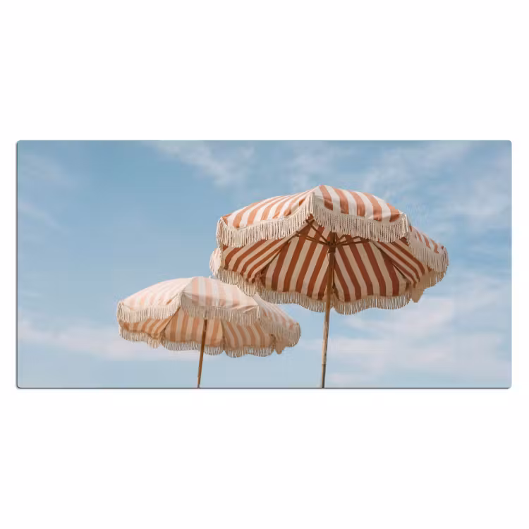 Parasol - Lucht - Rood Muismat XXL klein -3d_leeg