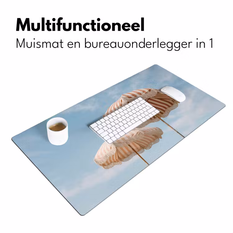 Parasol - Lucht - Rood Muismat XXL klein -sfeer4