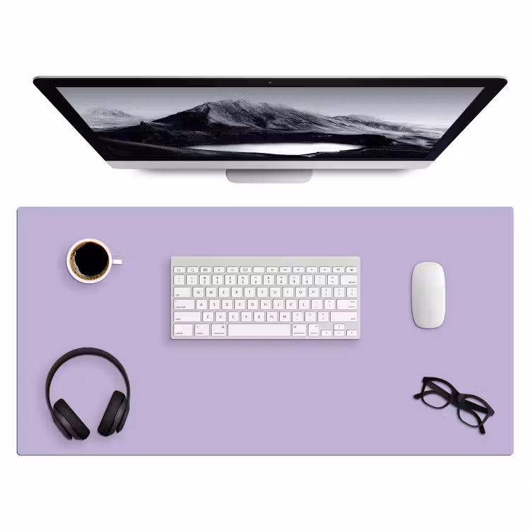 Pastel - Lilac - Paars Muismat XXL klein 681 -3d