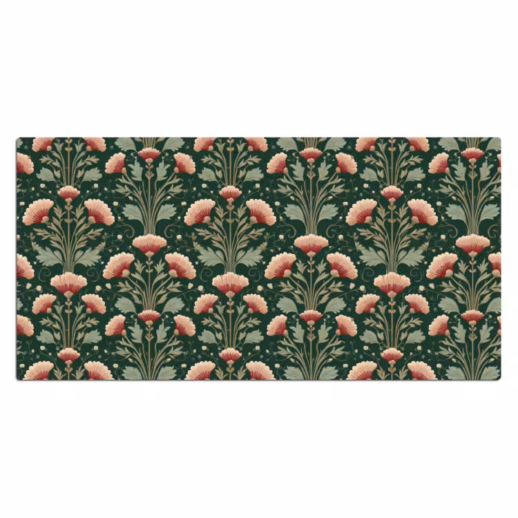 Patroon - Botanisch - Kleurrijk Muismat XXL klein 681 -3d_leeg