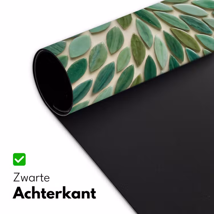 Patroon - Blad - Groen - Abstract Muismat XXL klein -sfeer2