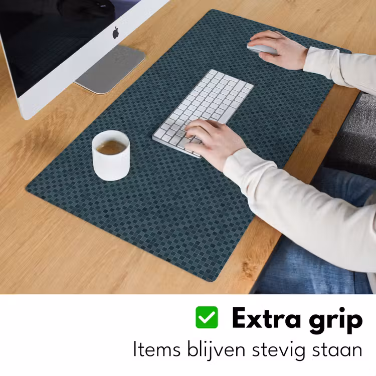 Patroon - Mozaïek - Groen Muismat XXL klein 681 -sfeer3