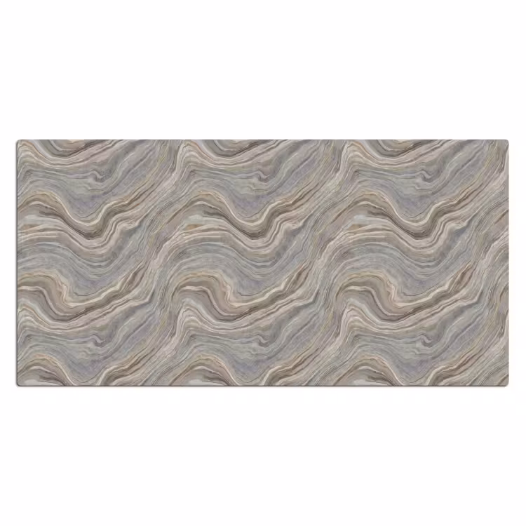 Patroon - Sereen - Paars - Groen Muismat XXL klein 681 -3d_leeg