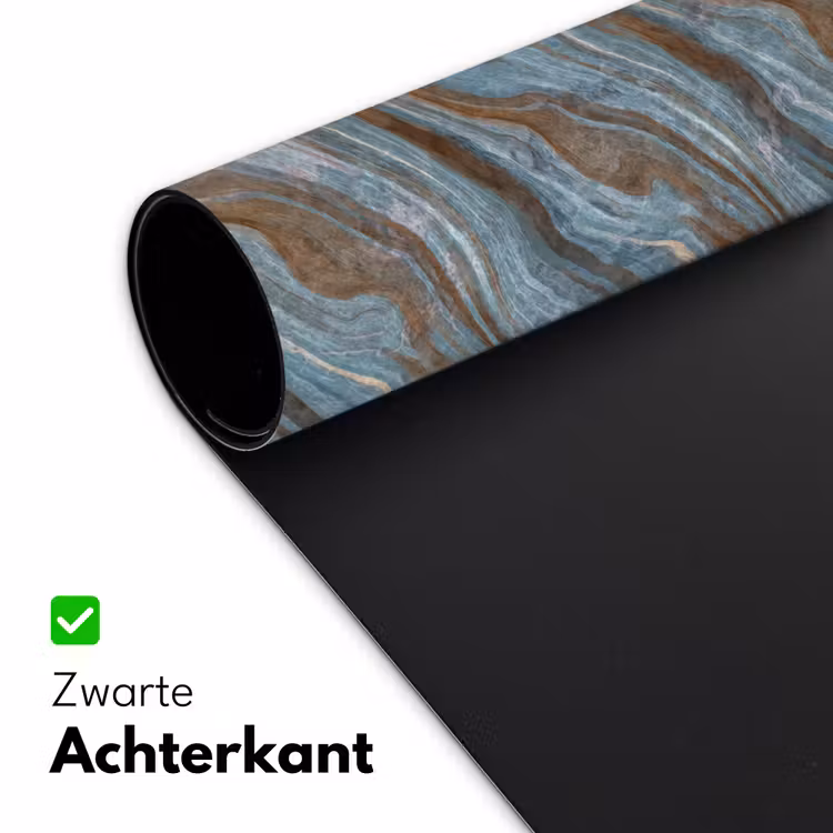 Patroon - Steen - Blauw Muismat XXL klein 681 -sfeer2