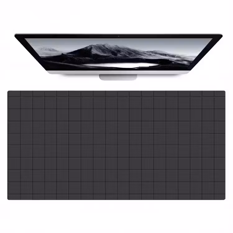 Patroon - Tegel - Antraciet Muismat XXL klein 681 -zzz3d