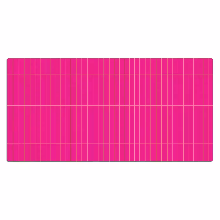 Patroon - Tegel - Magenta - Roze Muismat XXL klein 681 -3d_leeg