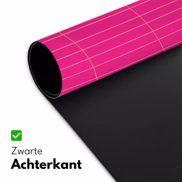 Patroon - Tegel - Magenta - Roze Muismat XXL klein 681 -sfeer2