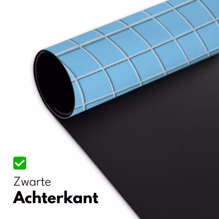 Patroon - Tegel - Pastel - Blauw Muismat XXL klein 681 -sfeer2