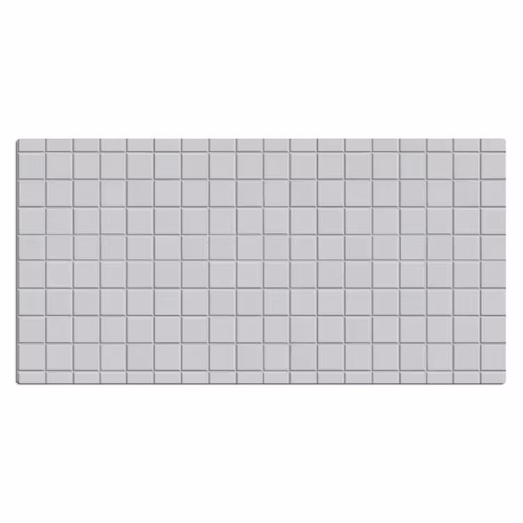 Patroon - Tegels - Licht - Grijs Muismat XXL klein 681 -3d_leeg