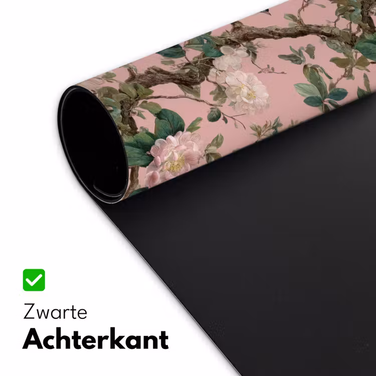 Pioenrozen - Botanisch - Vogel Muismat XXL klein 681 -sfeer2