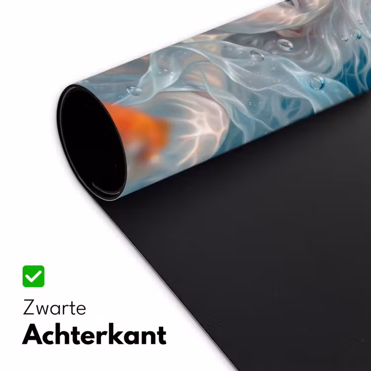 Mens - Onderwater - Vis - Modern - Blauw Muismat XXL klein -sfeer2
