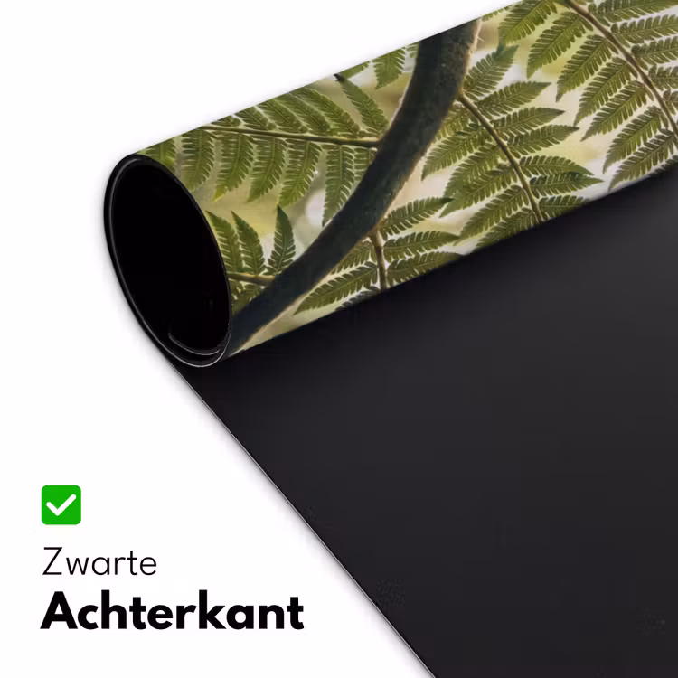 Plant - Blad - Natuur - Groen - Detail Muismat XXL klein -sfeer2