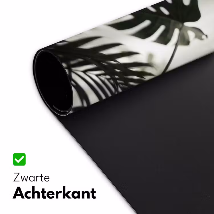 Planten - Bladeren - Natuur - Minimalistisch - Groen Muismat XXL klein -sfeer2