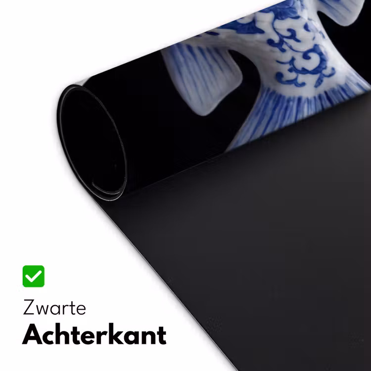 Porselein - Goudvis - Delfts - Blauw Muismat XXL klein -sfeer2