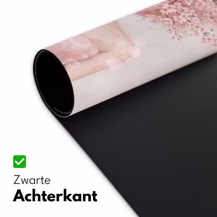Portret - Kersenbloesem - Roze Muismat XXL klein -sfeer2