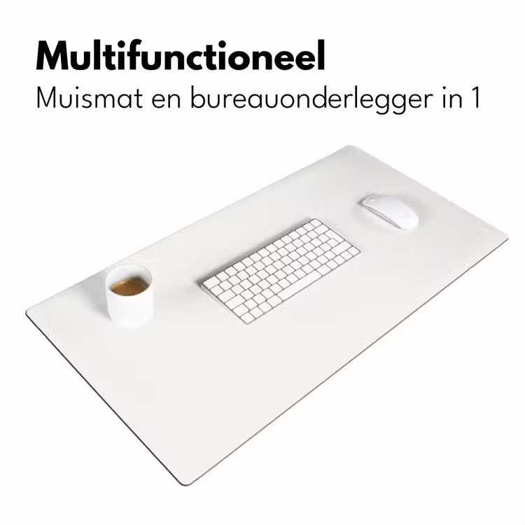 Pure - Alabaster - Wit Muismat XXL klein 681 -sfeer4