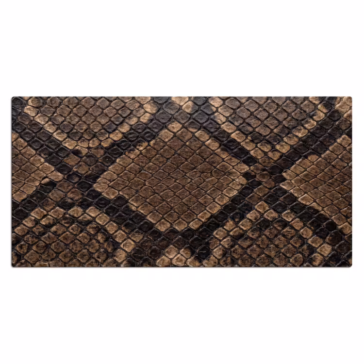 Python - Schubben - Brons Muismat XXL klein -3d_leeg