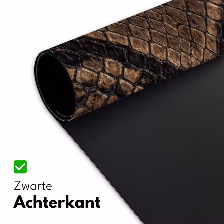 Python - Schubben - Brons Muismat XXL klein -sfeer2